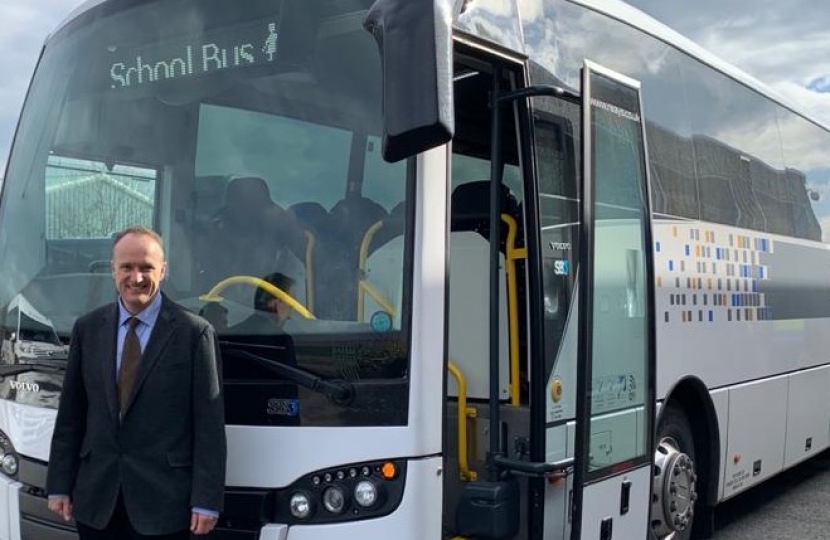 Neil infront of bus