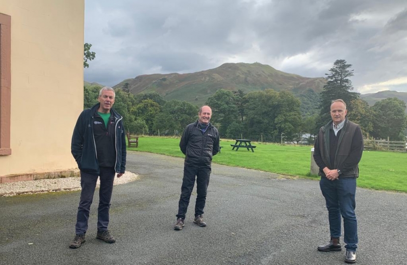 Neil Hudson MP at The Outward Bound Trust Ullswater