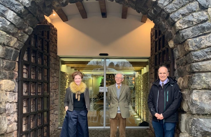 Dr neil Hudson MP at the Rheged Centre 