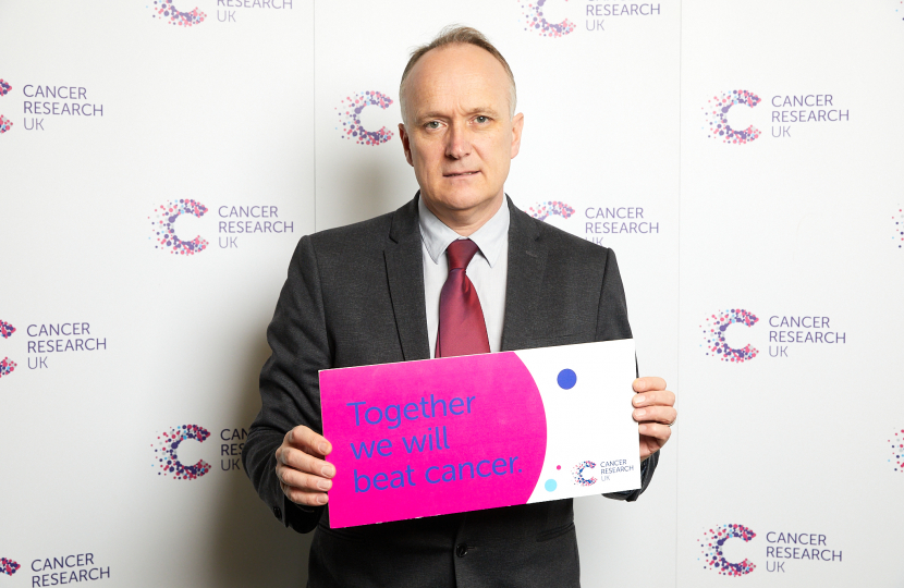 Dr Neil Hudson MP - Cancer Research UK