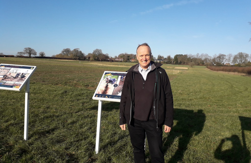 Dr Neil Hudson MP at Rothamsted Research