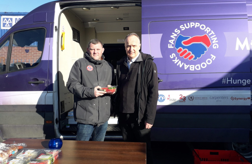 Dr Neil Hudson MP Fans Supporting Foodbanks