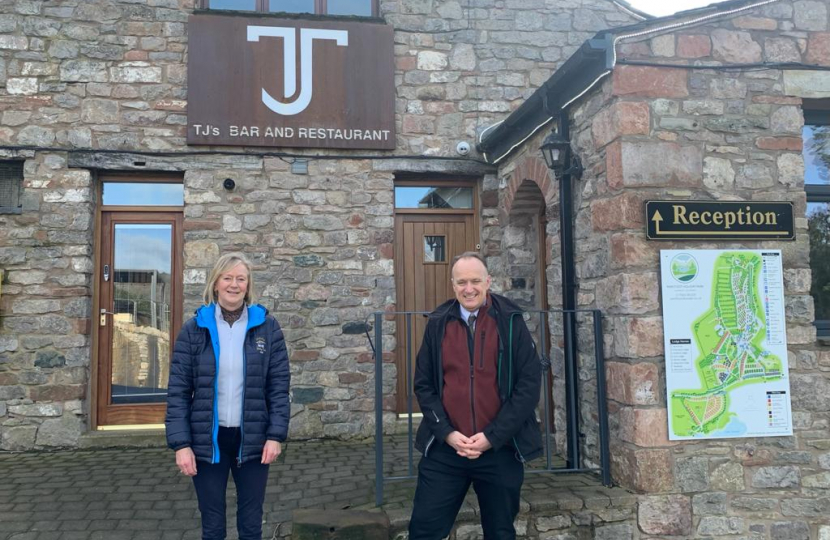 Dr Neil Hudson at Park Foot, Pooley Bridge