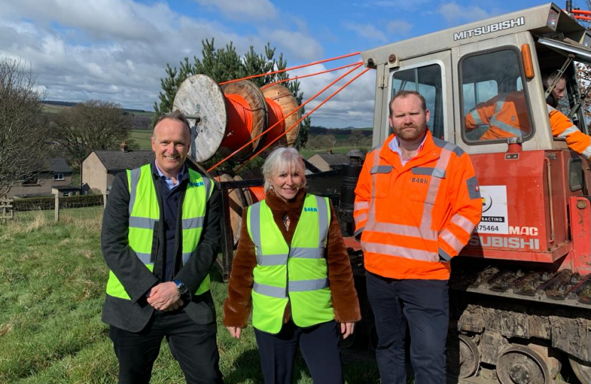 Neil Hudson, Nadine Dorries, B4RN, Kirkoswald