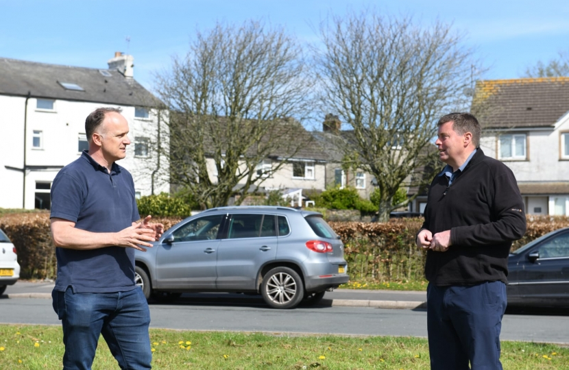 Dr Neil Hudson and Cumbria PCC Peter McCall 