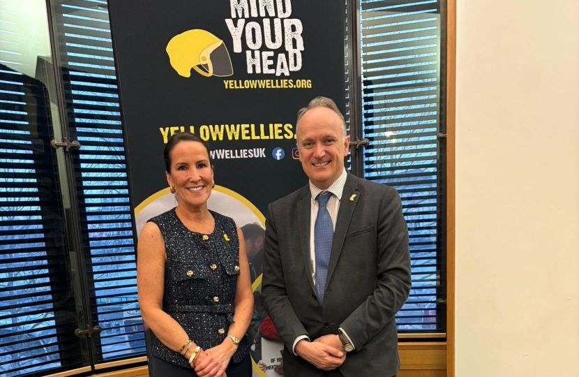 Dr Neil Hudson MP and Stephanie Berkeley