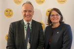 Dr Neil Hudson MP with Dogs Trust Veterinary Director, Paula Boyden