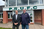 Dr Neil Hudson MP at PRUFC