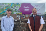 Dr Neil Hudson with Danny Poland, Irthington in Bloom