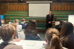 Dr Neil Hudson MP with Epping St John's Students