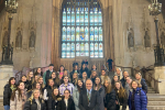 Dr Neil Hudson MP with Ullswater Community College pupils in Parliament