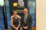 Dr Neil Hudson MP and Stephanie Berkeley