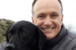 Neil Hudson MP with his dog Juno