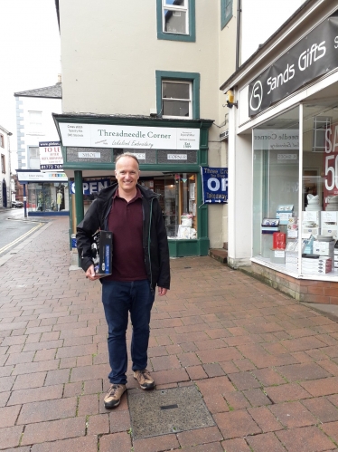 Dr Neil Hudson shopping in Penrith