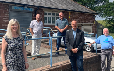 Dr Neil Hudson MP at Wigton Baths