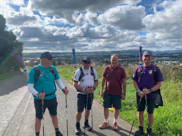 Neil Hudson MP with 3 Dads Walking